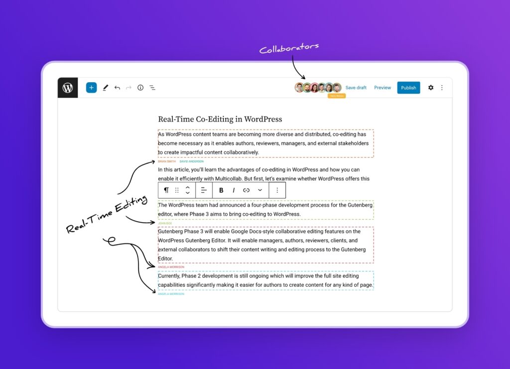 Multicollab: Real-Time Collaboration In WordPress!