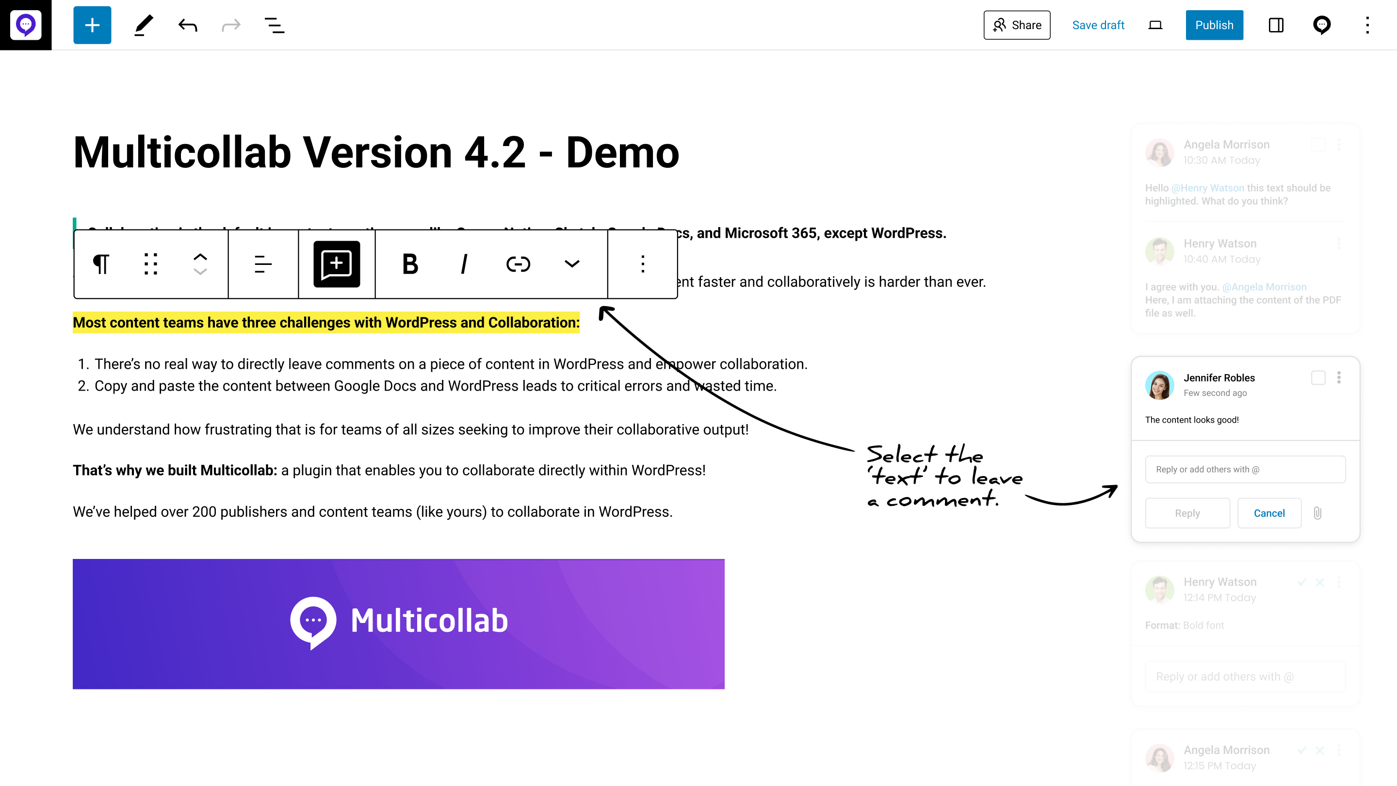 Getting started with multicollab