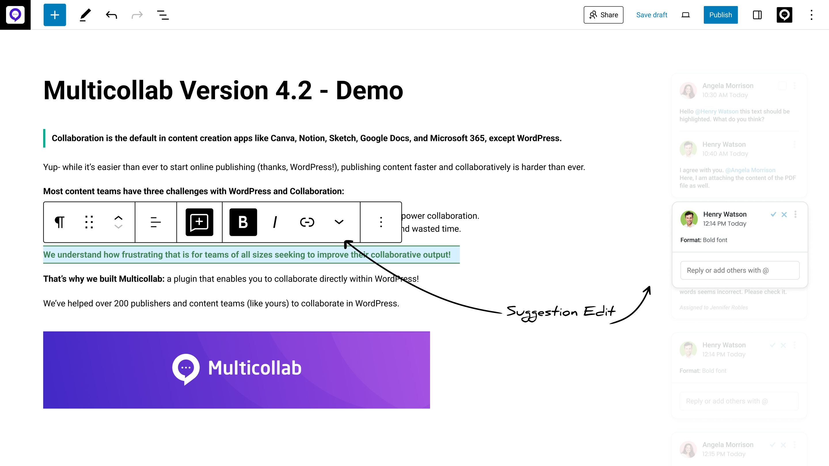 Getting started with multicollab 13