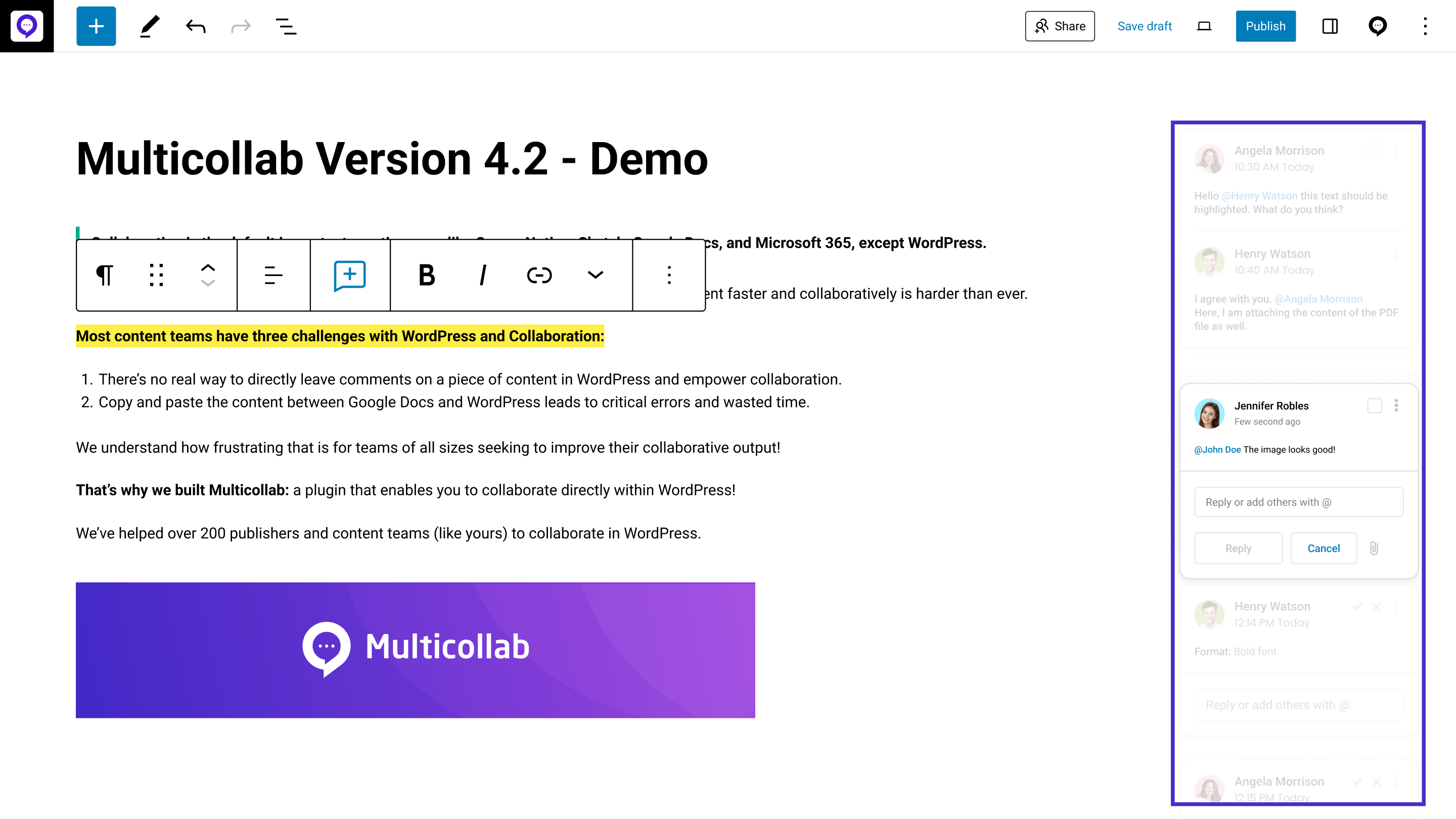 Getting started with multicollab