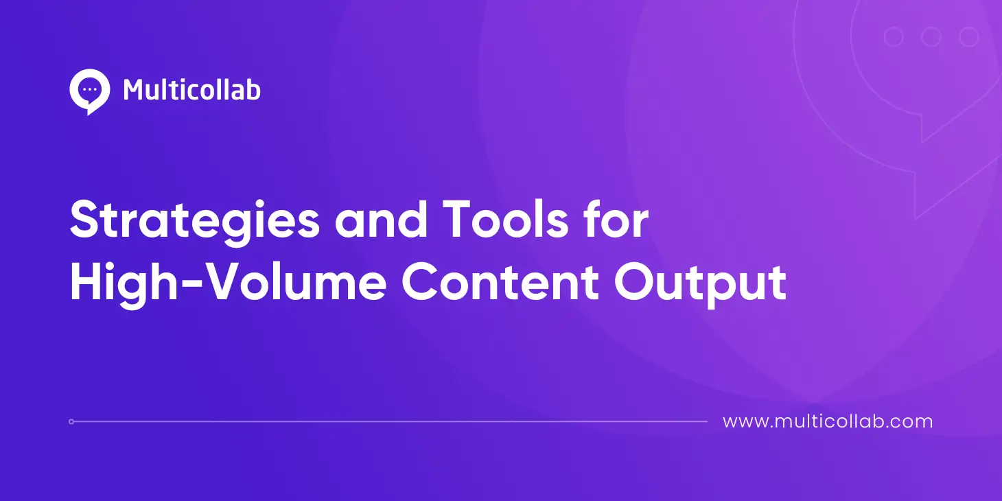 Blog title Image Strategies and Tools for High-Volume Content Output