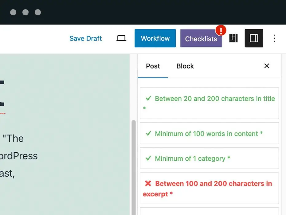 PublishPress Checklist